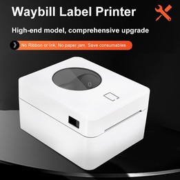 ZJ-9250 100x150mm USB Thermal Label Printer, Plug:AU Plug(Black)