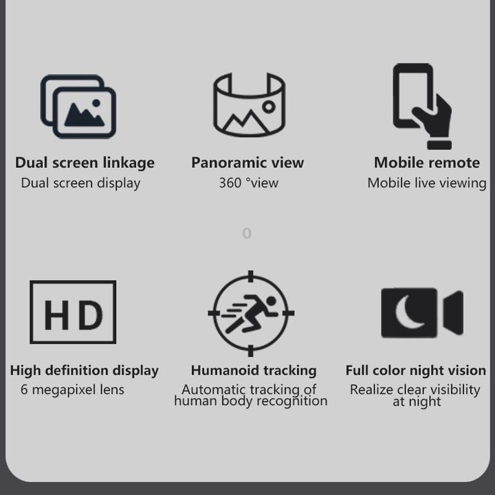 Q820 6MP 10X Binocular Zoom Dual Light Source Outdoor IP67 Waterproof WiFi Camera(EU Plug)