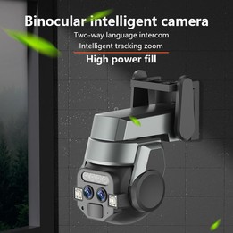 Q820 6MP 10X Binocular Zoom Dual Light Source Outdoor IP67 Waterproof WiFi Camera(AU Plug)