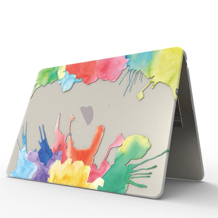 For MacBook Air 13.6 2025 / 2022 / 2023 UV Printed Pattern Laptop Frosted Protective Case(DDC-126)