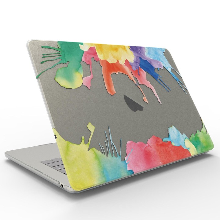 For MacBook Air 13.6 2025 / 2022 / 2023 UV Printed Pattern Laptop Frosted Protective Case(DDC-126)