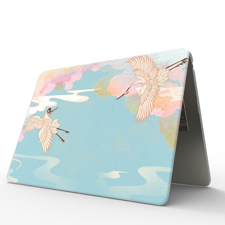 For MacBook Air 13.6 2025 / 2022 / 2023 UV Printed Pattern Laptop Frosted Protective Case(DDC-962)