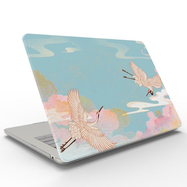 For MacBook Air 13.6 2025 / 2022 / 2023 UV Printed Pattern Laptop Frosted Protective Case(DDC-962)