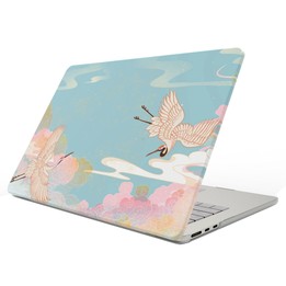 For MacBook Air 13.6 2025 / 2022 / 2023 UV Printed Pattern Laptop Frosted Protective Case(DDC-962)