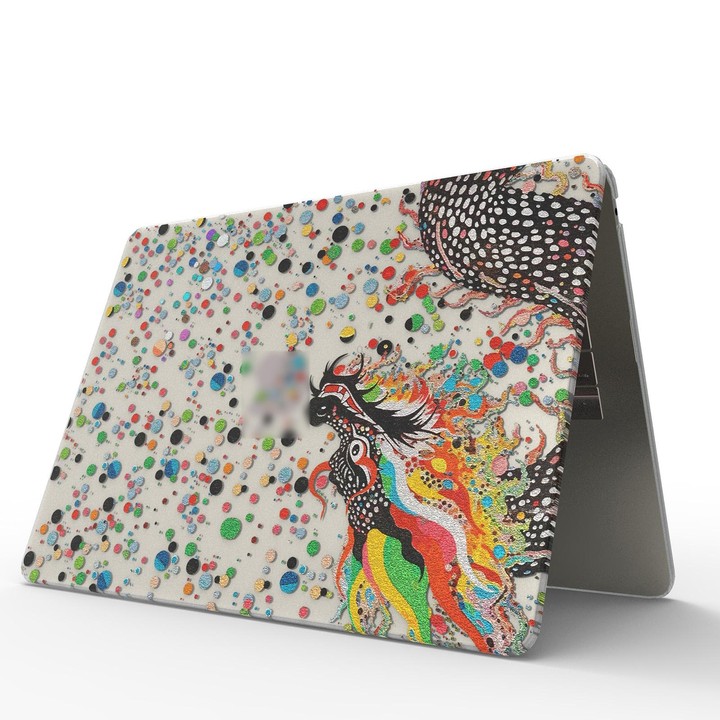 For MacBook Air 13.6 2025 / 2022 / 2023 UV Printed Pattern Laptop Frosted Protective Case(DDC-1681)
