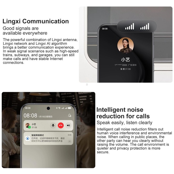 HUAWEI Pura 70 Pro, 12GB+512GB, Screen Fingerprint Identification, 6.8 inch HarmonyOS 4.2 Kirin 9010 Octa Core up to 2.3GHz, NFC