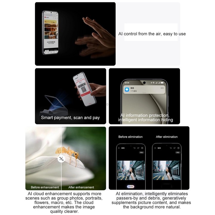 HUAWEI Pura 70, 12GB+512GB, Screen Fingerprint Identification,6.6 inch HarmonyOS 4.2 Kirin 9010 Octa Core up to 2.3GHz, NFC, OTG
