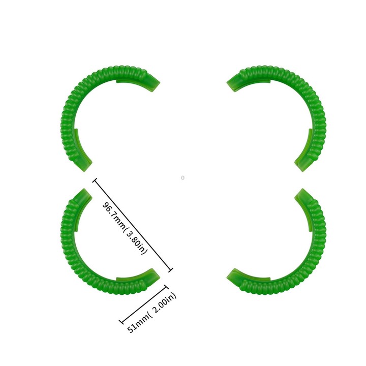 For DJI AVATA 2 STARTRC Propeller TPU Protective Guard Anti-collision Ring Cover(Fluorescent Green)