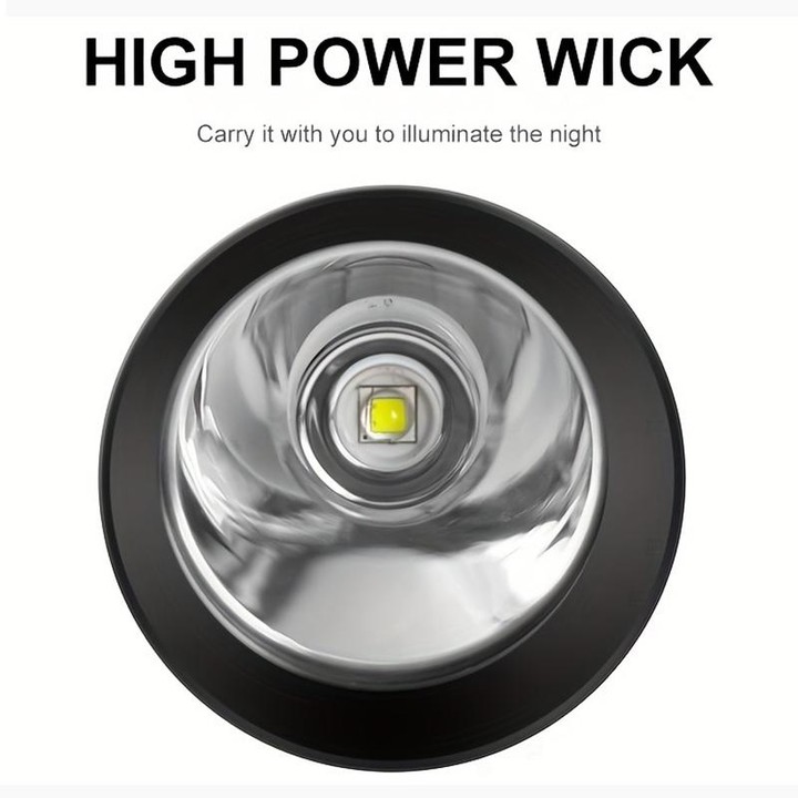 829 T40 1000LM USB Rechargeable LED Flashlight Including Battery(Black)