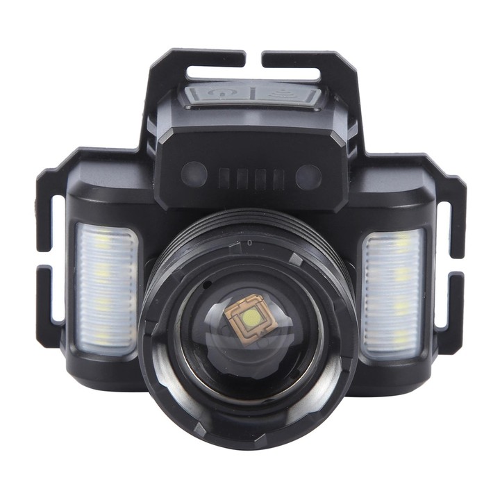 HL-03 Intelligent Induction Zoom Headlight Work Light(Black)