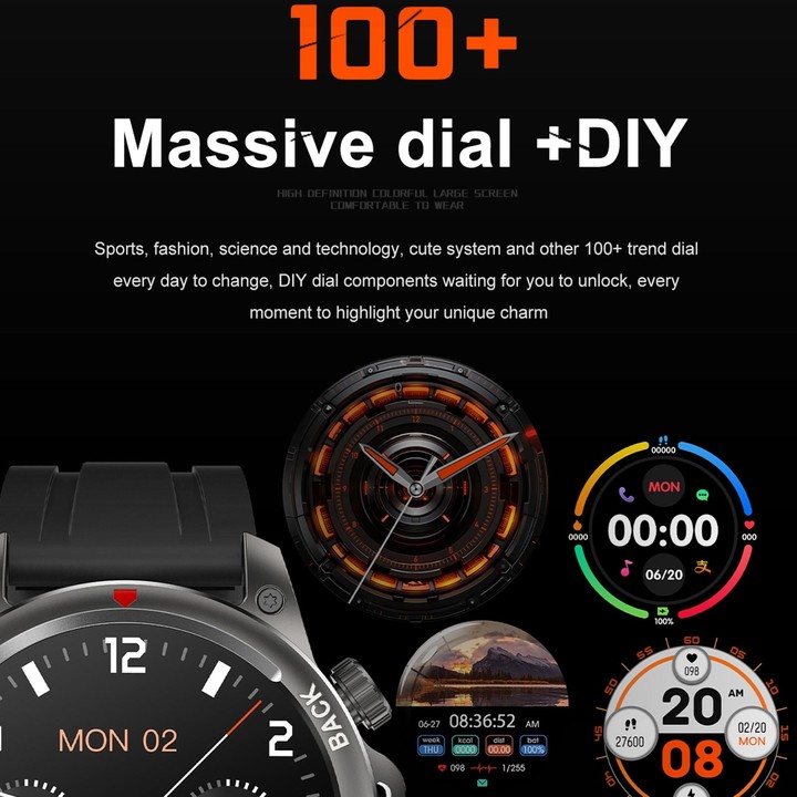 DK68 1.53 inch IP67 BT 5.0 Fitness Sport Smart Watch, Support LED Flashlight / Bluetooth Call / Sleep / Blood Oxygen / Heart Rat