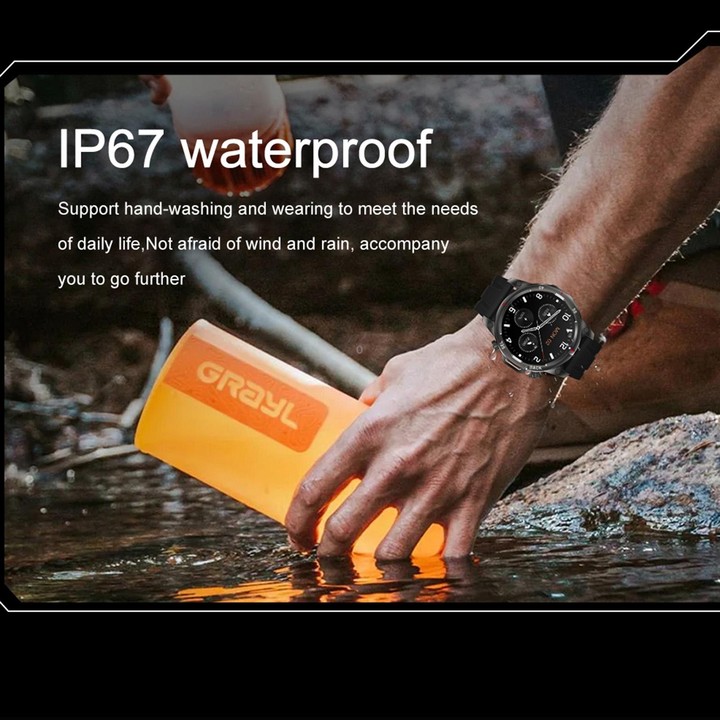DK68 1.53 inch IP67 BT 5.0 Fitness Sport Smart Watch, Support LED Flashlight / Bluetooth Call / Sleep / Blood Oxygen / Heart Rat