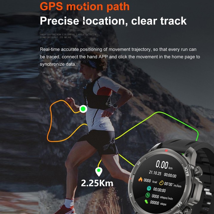 DK68 1.53 inch IP67 BT 5.0 Fitness Sport Smart Watch, Support LED Flashlight / Bluetooth Call / Sleep / Blood Oxygen / Heart Rat