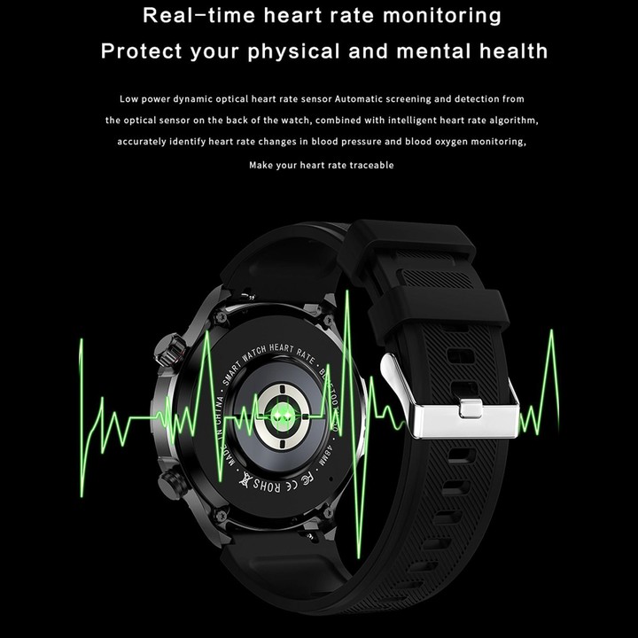 DK67 1.53 inch IP67 BT 5.0 Fitness Sport Smart Watch, Support Bluetooth Call / Sleep / Blood Oxygen / Heart Rate / Blood Pressur