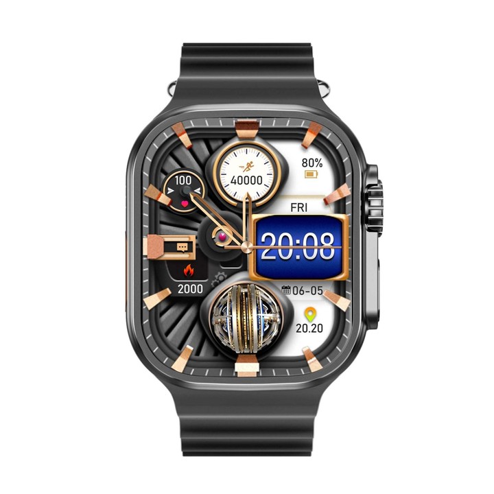 WS12 ULTRA 2 2.2 inch Sport Smart Watch, Support Payment Code / Bluetooth Call / Sleep / Blood Oxygen / Heart Rate / Blood Press