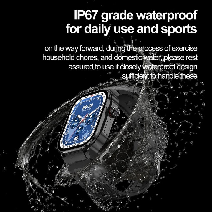 G40S 2.06 inch IP67 BT5.2 Sport Smart Watch, Support Bluetooth Call / Sleep / Blood Oxygen / Heart Rate / Blood Pressure Health