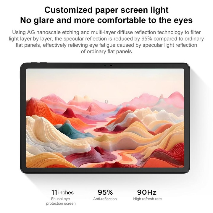 Lenovo Xiaoxin Pad 2024 Paperlike Screen 11 inch WiFi Tablet, 8GB+128GB, Android 13, Qualcomm Snapdragon 685 Octa Core, Support