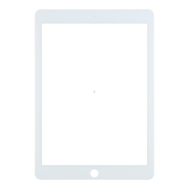 For iPad 6 / Air 2 Front Screen Outer Glass Lens with OCA Optically Clear Adhesive(White)