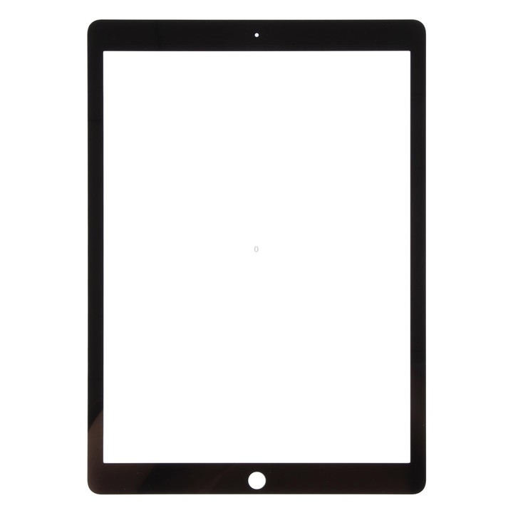 For iPad Pro 12.9 2015 Front Screen Outer Glass Lens with OCA Optically Clear Adhesive(Black)