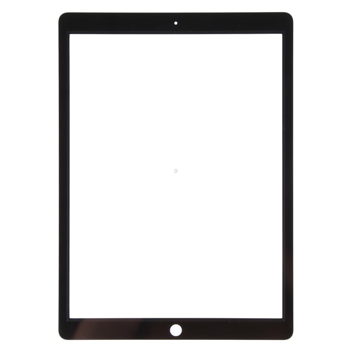 For iPad Pro 12.9 2017 Front Screen Outer Glass Lens with OCA Optically Clear Adhesive(Black)