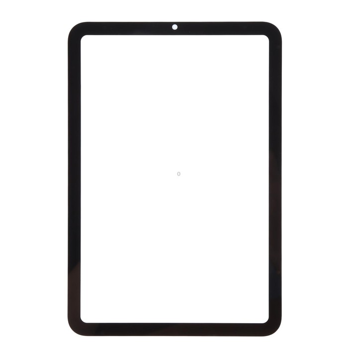 For iPad mini 6 Front Screen Outer Glass Lens with OCA Optically Clear Adhesive(Black)