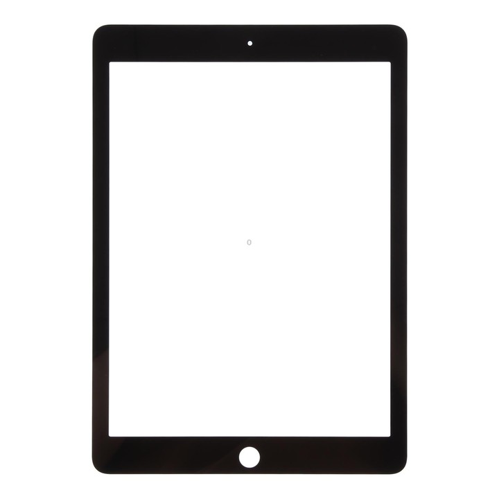 For iPad Pro 9.7 Front Screen Outer Glass Lens with OCA Optically Clear Adhesive(Black)