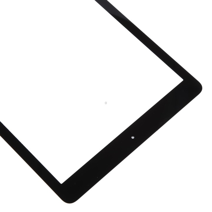 For iPad Pro 9.7 Front Screen Outer Glass Lens with OCA Optically Clear Adhesive(Black)