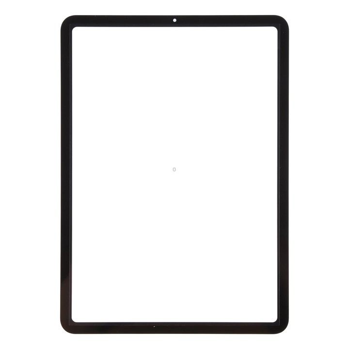 For iPad Air 4 Front Screen Outer Glass Lens with OCA Optically Clear Adhesive(Black)