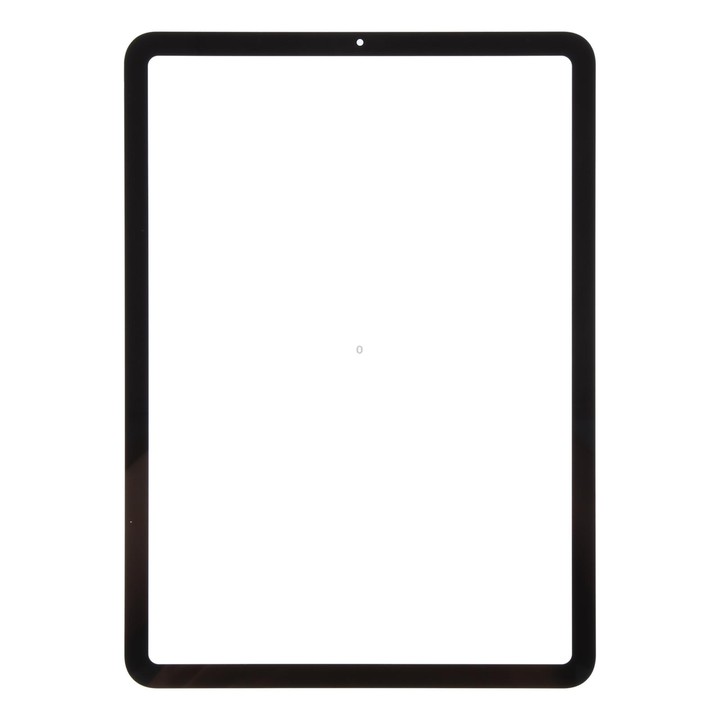 For iPad Air 4 Front Screen Outer Glass Lens with OCA Optically Clear Adhesive(Black)