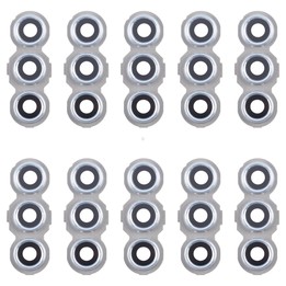 For Samsung Galaxy C55 SM-C556 10pcs Original Rear Camera Lens Cover(Silver)