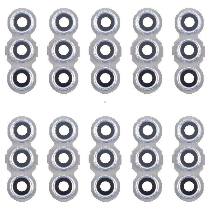 For Samsung Galaxy C55 SM-C556 10pcs Original Rear Camera Lens Cover(Silver)