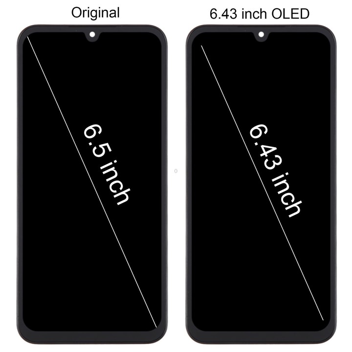 For Samsung Galaxy A15 4G SM-A155F 6.43inch OLED LCD Screen Digitizer Full Assembly with Frame