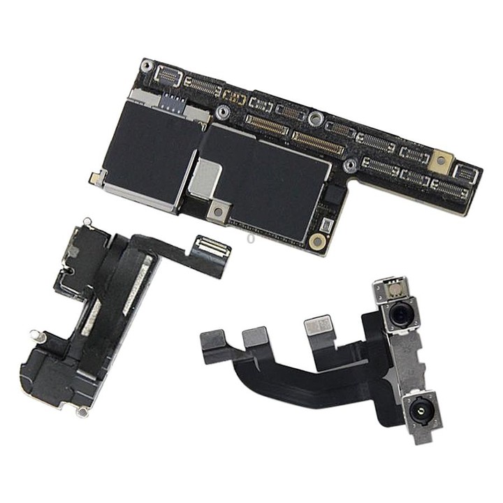 For iPhone X 256G Original Unlocked Mainboard Single SIM E-SIM US Version with Face ID