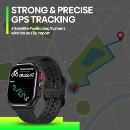 Zeblaze Beyond 3 Pro 2.15 inch Screen Stylish GPS Smartwatch Supports Bluetooth Calling(Black)