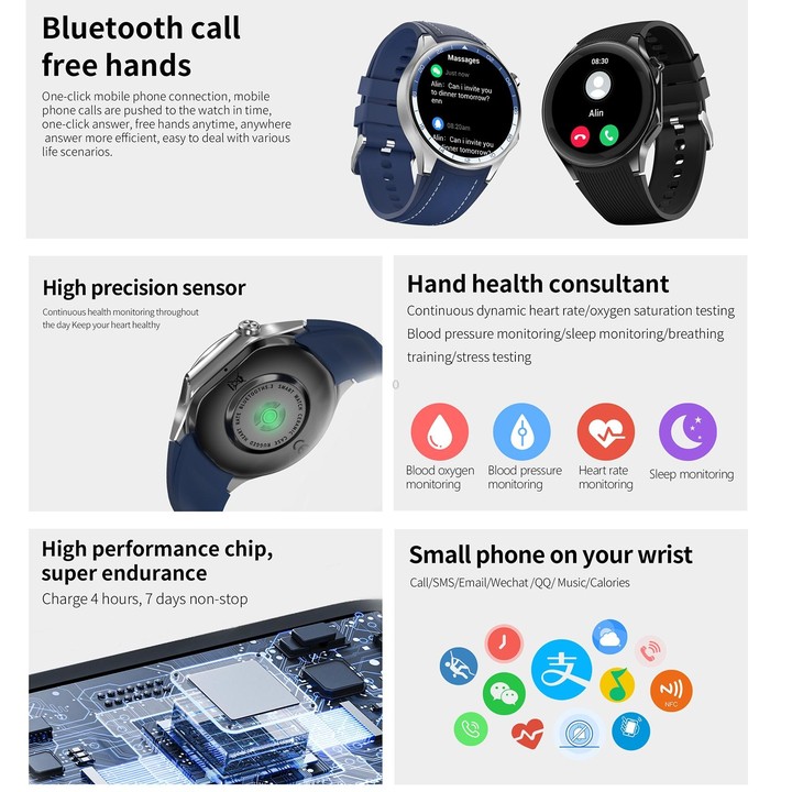 HD Watch X 1.43 inch IP68 BT5.3 Sport Smart Watch, Support Bluetooth Call / Sleep / Blood Oxygen / Heart Rate / Blood Pressure H