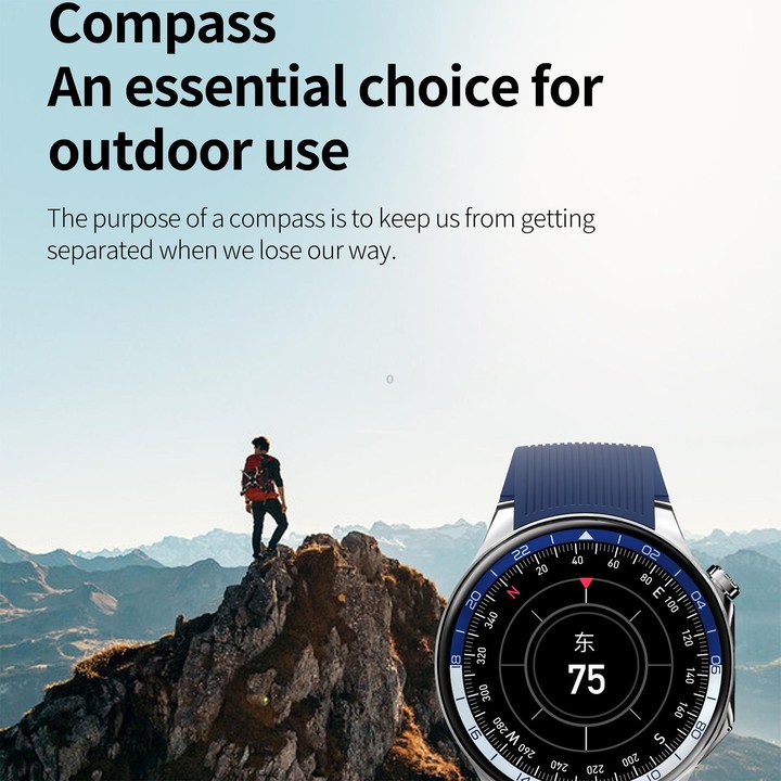 HD Watch X 1.43 inch IP68 BT5.3 Sport Smart Watch, Support Bluetooth Call / Sleep / Blood Oxygen / Heart Rate / Blood Pressure H