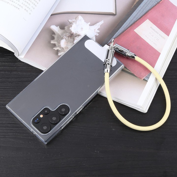 USB-C / Type-C to Type-C Data Cable Phone Anti-lost Short Lanyard, Length: 30cm(Black Silicone)
