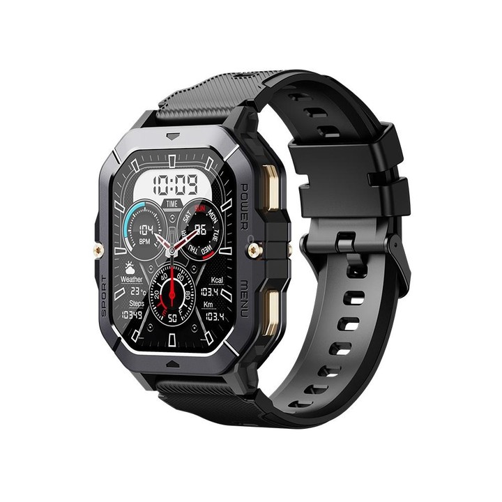 LEMFO C28 2.02 inch Sport Smart Watch, Support Bluetooth Call / Sleep / Blood Oxygen / Heart Rate / Blood Pressure Health Monito