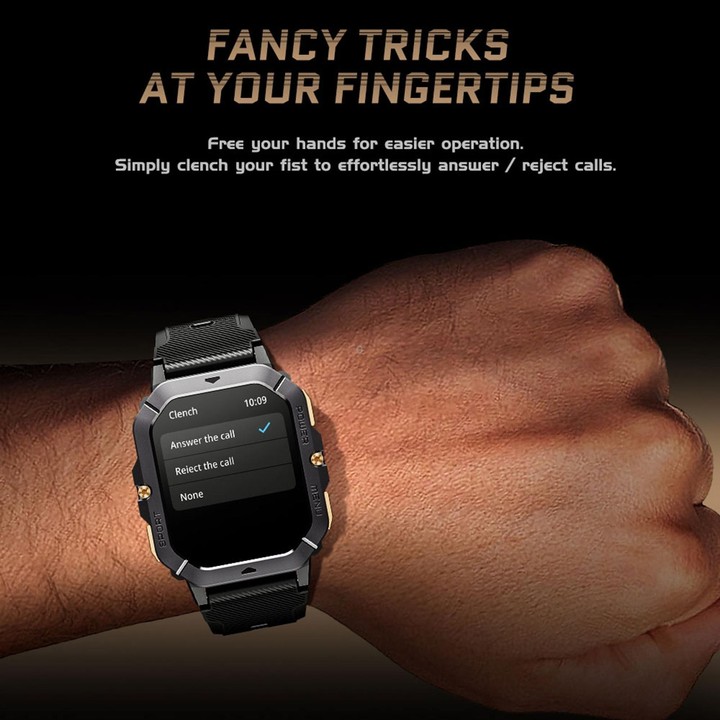 LEMFO C28 2.02 inch Sport Smart Watch, Support Bluetooth Call / Sleep / Blood Oxygen / Heart Rate / Blood Pressure Health Monito