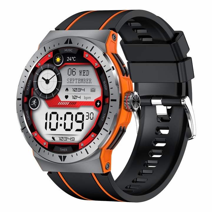 LEMFO HK52 1.43 inch BT5.3 IP68 Sport Smart Watch, Support Bluetooth Call / Message Notification / Heart Rate / Blood Pressure H