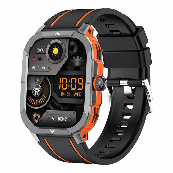 LEMFO HK56 2.06 inch BT5.3 IP68 Sport Smart Watch, Support Bluetooth Call / Message Notification / Heart Rate / Blood Pressure H