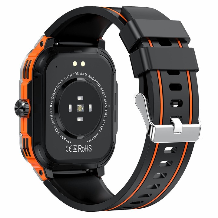 LEMFO HK56 2.06 inch BT5.3 IP68 Sport Smart Watch, Support Bluetooth Call / Message Notification / Heart Rate / Blood Pressure H