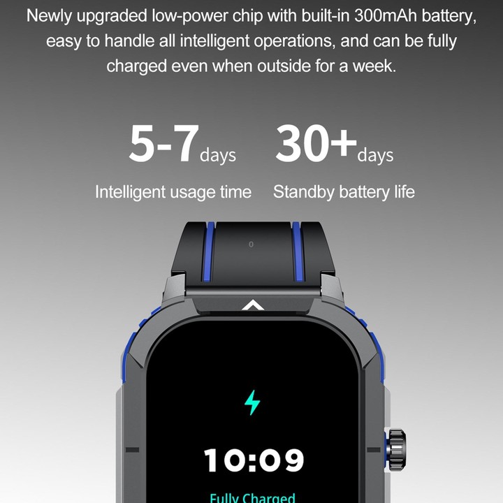LEMFO HK56 2.06 inch BT5.3 IP68 Sport Smart Watch, Support Bluetooth Call / Message Notification / Heart Rate / Blood Pressure H