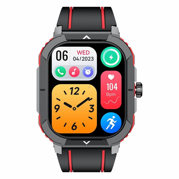 LEMFO HK56 2.06 inch BT5.3 IP68 Sport Smart Watch, Support Bluetooth Call / Message Notification / Heart Rate / Blood Pressure H
