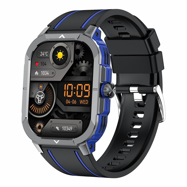 LEMFO HK56 2.06 inch BT5.3 IP68 Sport Smart Watch, Support Bluetooth Call / Message Notification / Heart Rate / Blood Pressure H