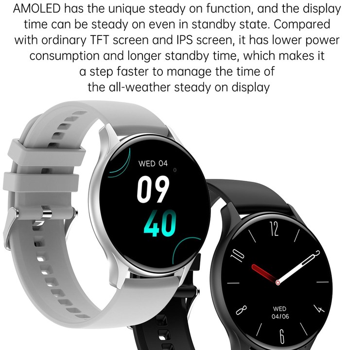 HK89 1.43 inch BT5.0 IP67 Sport Smart Watch, Support Bluetooth Call / Message Notification / Heart Rate / Blood Pressure Health