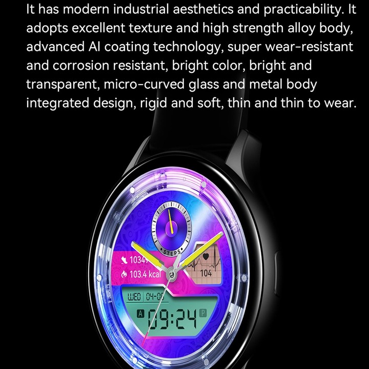 HK89 1.43 inch BT5.0 IP67 Sport Smart Watch, Support Bluetooth Call / Message Notification / Heart Rate / Blood Pressure Health
