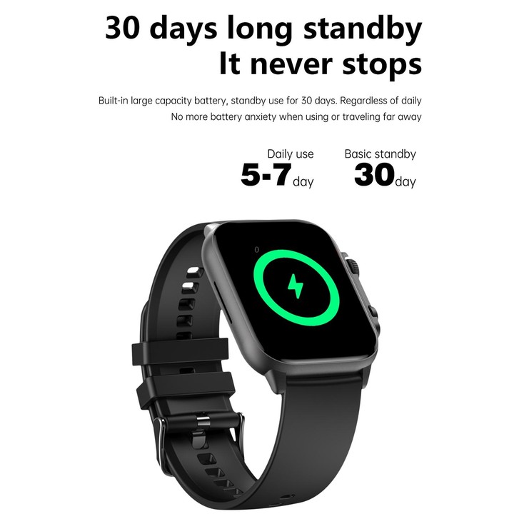 LEMFO HK95 1.952 inch BT5.0 IP68 Sport Smart Watch, Support Bluetooth Call / Sleep / Blood Oxygen / Heart Rate / Blood Pressure