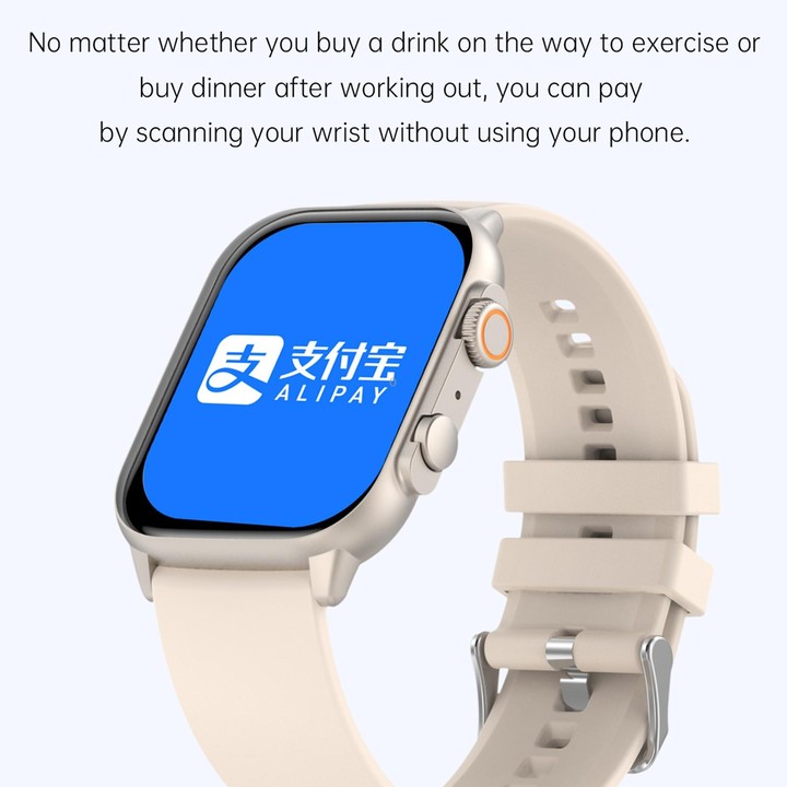 LEMFO HK95 1.952 inch BT5.0 IP68 Sport Smart Watch, Support Bluetooth Call / Sleep / Blood Oxygen / Heart Rate / Blood Pressure