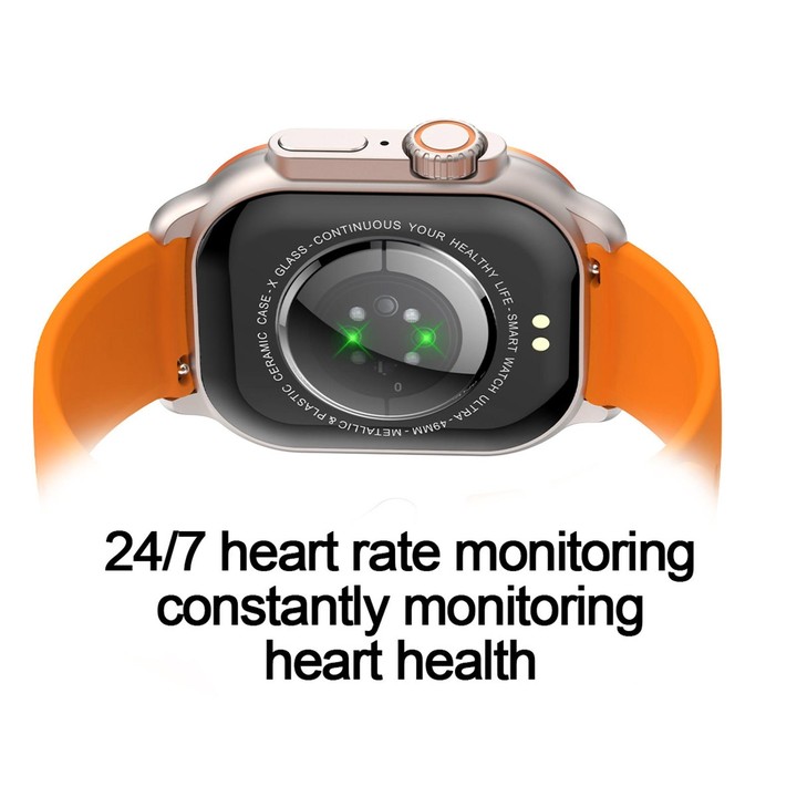 HK96S 2.06 inch BT5.3 IP68 Sport Smart Watch, Support Bluetooth Call / Sleep / Blood Oxygen / Heart Rate / Blood Pressure Health